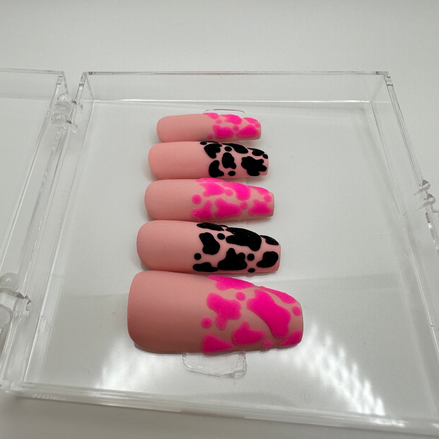 Pink & Black Cow